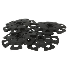 Replacement Touring Plates for Hiking Trekking Poles - 4 Pack Snowflake Shape Non-Slip Snow Plates Accessories