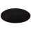 (40cm, Black) Round Shaggy Non-slip Rug 1