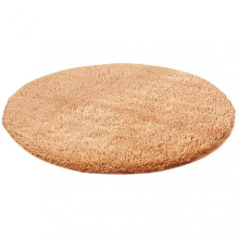 (60cm, Orange) Round Shaggy Non-slip Rug