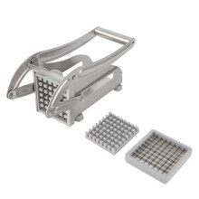 Stainless Steel Potato Chips Cutter with Non-Slip Feet, French Fries Slicer, Kitchen Accessories, Durable Design