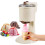 1L Automatic Mini Soft Ice Cream Machine for Home, Portable Ice Cream Maker with Compressor, Easy to Use 1