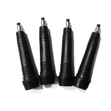 Carbon Steel Hiking Stick Tip Protectors - 4 Pack Replacement Tips for Walking Sticks and Hiking Poles