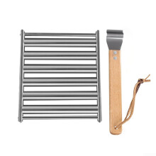 Practical Sausage Roller, Easy to Clean, Compact Grill Accessory for Outdoor Cooking and Barbecue