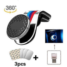 (2ND Silver set) BMW Magnetic Phone Holder for E30 E36 E39 E46 E60 E70 E87 E90 E92 E71 F10 F30 F20 F01 F02 X1 X2 X3 X4 X5 X6 X7 M Performance