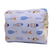 Cozy Pillow for Cot Bed 25 x 23 cm, Washable Baby Bed Pillow with Armhole, Comfortable Sleeping Support for Infants