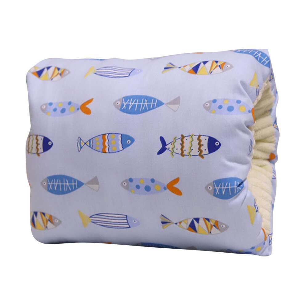 Cozy Pillow for Cot Bed 25 x 23 cm, Washable Baby Bed Pillow with Armhole, Comfortable Sleeping Support for Infants