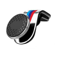 (2ND Silver) BMW Magnetic Phone Holder for E30 E36 E39 E46 E60 E70 E87 E90 E92 E71 F10 F30 F20 F01 F02 X1 X2 X3 X4 X5 X6 X7 M Performance