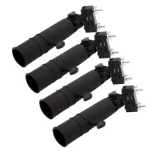 4-Piece Golf Umbrella Stand Trolley Holder, Compatible with Push Carts, Lightweight, Durable, Easy Assembly