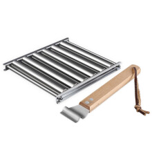 Hot Dog Grill Roller - Commercial Portable Hot Dog Roller Cooker with Adjustable Temperature Control for Even Cooking