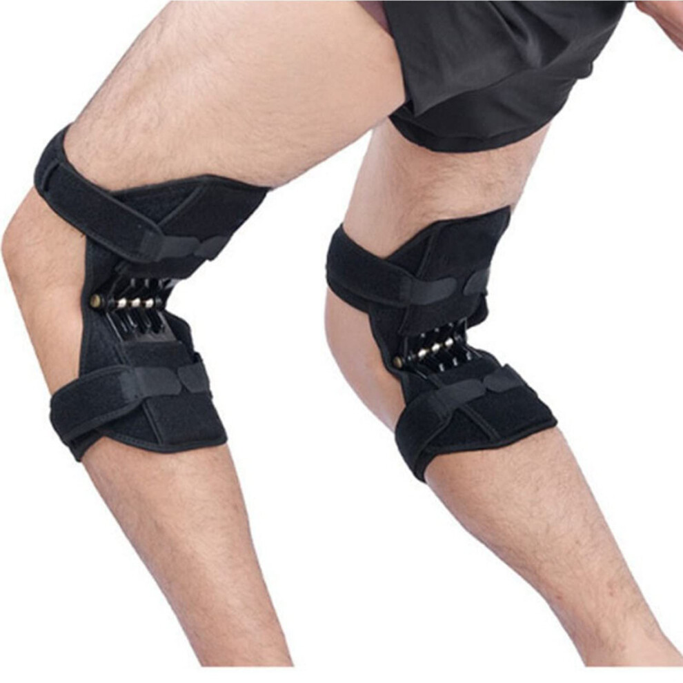 Sports Support Knee Pads, Breathable Material, Powerful Rebound Force, Training and Climbing Support, 2 Pieces-image-OPC-PJWS5TR-NEW