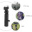 Umbrella Stand Golf Umbrella Windproof Folding Holder Plastic Black Compatible with Trolley Mounting System 4