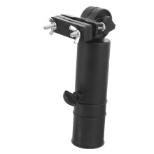 Umbrella Stand Golf Umbrella Windproof Folding Holder Plastic Black Compatible with Trolley Mounting System