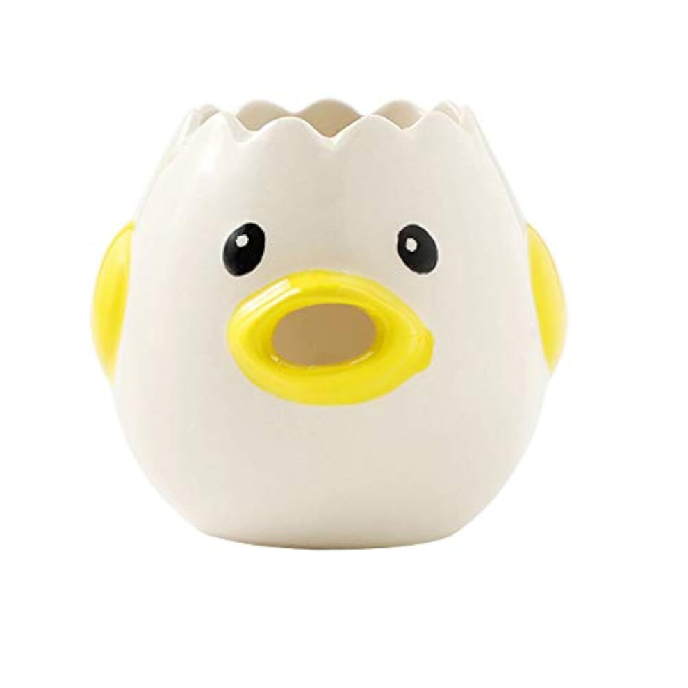 Ceramic Egg Separator, Creative Chick Design, Yolk and White Separator, Easy-to-Use Kitchen Tool-image-OPC-PJWS5YG-NEW