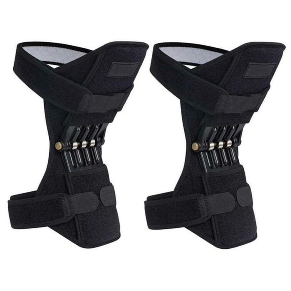 Knee Support Knee Pads for Arthritis, Patella Protection with Spring Force, 2-Piece Set, Adjustable Size, Durable Material