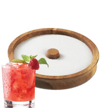 Wooden Salt Rim Tool | Portable Multipurpose Sugar Cutter | Round Bartender Accessory for Juices, Cocktails, Margaritas