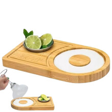 Margarita Salt Rimmer Tray for Cocktails and Margaritas, Durable Home Bar Spice Board for Bartenders and Restaurants
