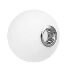 G9 Mini Floor Lamp With Rattan Attachment And Glass Lampshade, Small Clip-On White LED Light Fixture