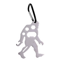 Pocket Keychain Tool Credit Card 9 In 1 Multitool for Outdoor Camping Survival Compact Stainless Steel Design