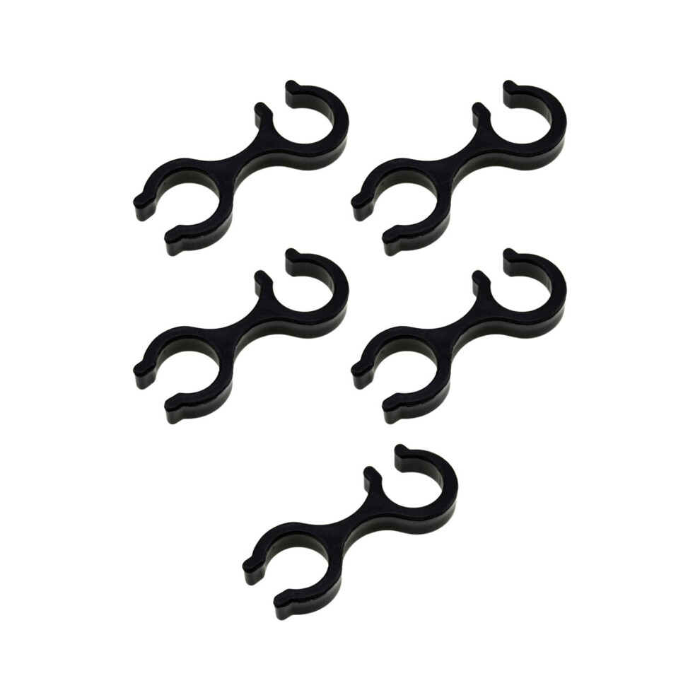 Trekking Pole Clips Repair Kit, 5-Pack Portable Anti-Shock Replacement Parts for Hiking Poles, Walking Sticks, Crutches