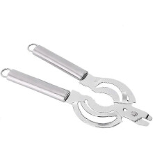 Glasöffner, öffnet mühelos Glasdeckelzange aus Edelstahl, geeignet zum Entfernen von Deckeln von Dos
