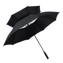 Golf Umbrella Windproof Automatic Open Golf Umbrella for Men Women Family Black Ventilated Canopy Size 62 Inch