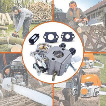 Kompatibel mit MS171 MS181 MS211 MS 171 181 211, MS171 Vergaser-Kit, 11391200610, 0000 350 3500 -sx