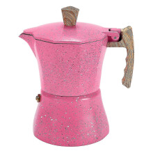 Espressokocher für den Herd – Moka-Kaffeekanne, kompatibel mit Gas- oder Elektroherden – 3 Tassen Es