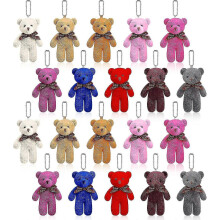 20 Stück Mini-Teddybär-Spielzeug, 4,7 Zoll, Kuscheltiere, 10 Farben – SX