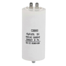 450 V 40 µF CBB60 Wasserpumpenkondensator, kompatibel mit Waschmaschine, 50/60 Hz, Cheng du