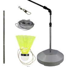 Einzel Badminton Trainingsschläger Roboter Trainer Badminton Zubehör Schnelle Rebound Maschine Raque