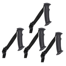 4pcs Trekking Poles Replacement Ergonomic Hiking Stick Straight/Curved Climbing Tip, Lightweight Aluminum, Adjustable Height