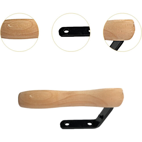 Steam Iron Handle Replacement for Wooden Boiler Iron, Easy Installation, Practical Handle for Garments 2