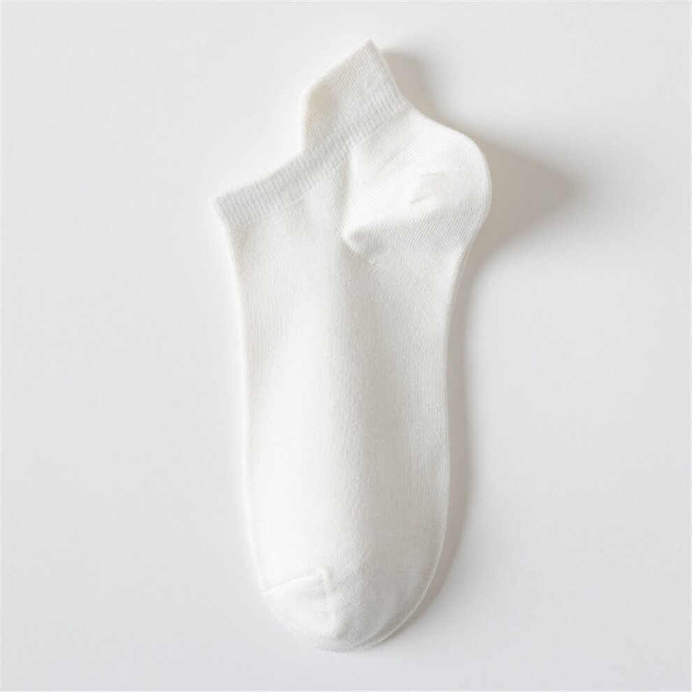 (MEN-C) Summer Socks Low-cut Shallow-cut Ear Socks For Men And Women Solid Color-image-OPC-PJWT2PZ-NEW