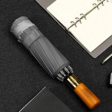 Large Golf Umbrella with Inverted Design - Portable Compact Automatic UV Resistant Waterproof Windproof Misty Grey for Men and Women