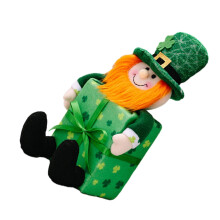 Irish Festive Figures Gnome Garden Decoration 7 Inch Fabric St. Patrick's Day Dwarf Miniature Autumn Home Decor
