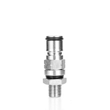 Plastic Mash Paddle Gas Ball Lock Post Adapter 19/32-18 Inch Hex Nipple 1/4 Inch Thread Brewing Accessories