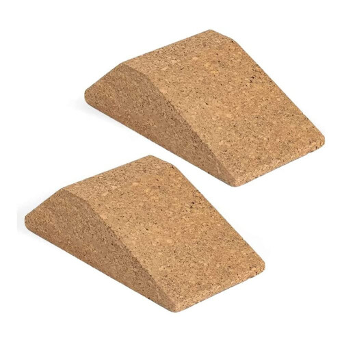 2 Pack, Non-Slip Squat Ramp, Adjustable Heel Elevation Platform for Squats and Calf Raises