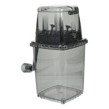 Manual Ice Shredder Portable Hand Crank Ice Crusher for Slush Snow Cones Frozen Drinks Home Use No Electricity