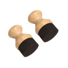 Bamboo Wood Oil Wax Applicators Set of 2 for Cutting Boards and Wooden Utensils Bright Color Durable Design