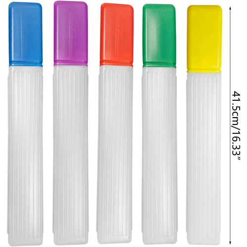 Pullover Needle Container Transparent Storage Tubes with Cap Green for Knitting Needles and Crochet Hooks 2