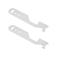 2pcs Door Seam Fire Tool Portable Stainless Steel Unlocking Hand Tool for Automotive and Home Use