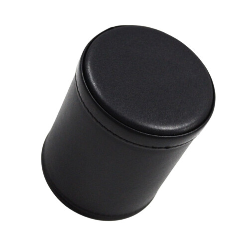 PU Leather Dice Cup - Sturdy Shake Container for Tabletop Games, Comfortable Grip, Professional Gaming Accessories