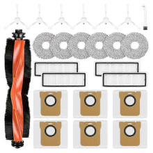 passend für Zubehörset für Xiaomi X20+ / X10+ Roboterstaubsauger, Ersatz-Hauptbürsten-Wischpad