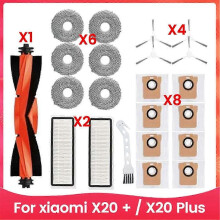 Geeignet für Staubbeutel, Wischtuch, Hauptseitenbürste, Hepa-Filter für Xiaomi Roboterstaubsauger X2