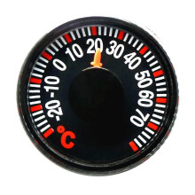geeignet für Mini-Thermometer mit rundem Durchmesser von 27 mm aus Kunststoff mit Zeigern für Grad C