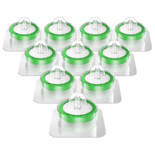 geeignet für sterile Spritzenfilter PES, 10er-Pack, 0,22 µm Porengröße, 33 mm Membrandurchmesser, hy