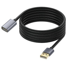 USB-Verlängerungskabel, 10 m, USB 2.0 Typ A, Stecker auf Buchse, Verlängerungskabel, geeignet für Dr