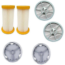 6Pcs Filter + HEPA + Filter Abdeckung Staubsauger Zubehör Teile geeignet für Philips FC8264 FC8262 F