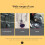 Bicycle Lock Cable Lock with High Security 3-Digit Combination Code for Bicycles Motorcycles Scooters and Tricycles 4
