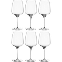 White Wine Glass Set of 6, 360 ml Crystal Stemware, Elegant Drinking Glasses for Red and White Wines